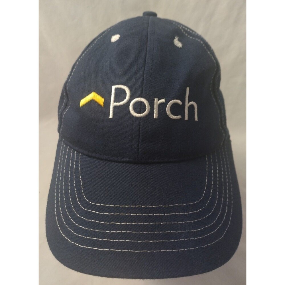 Lowes Home Improvement For Pros Porch Adjustable Navy Hat/Cap-EXCELLENT